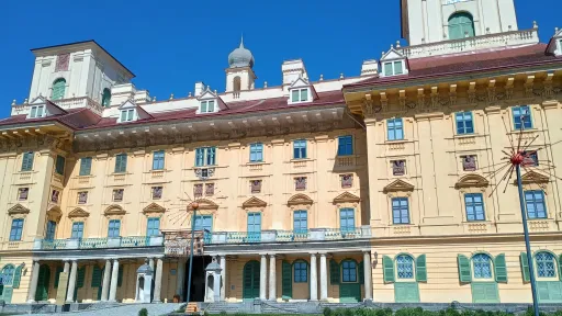Eisenstadt, facade of Esterh&aacute;zy palace