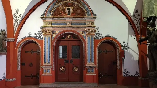 Decorated portal, Basel townhall