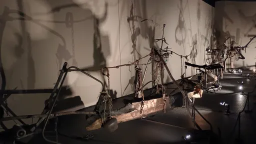 Dance of death in the Jean Tinguely museum