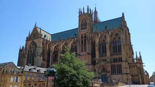Metz cathedral, northern side