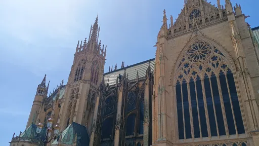 Metz cathedral, southern side