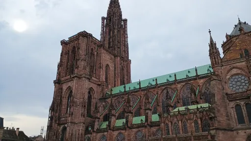 Southern facade of Strasbourg cathedral
