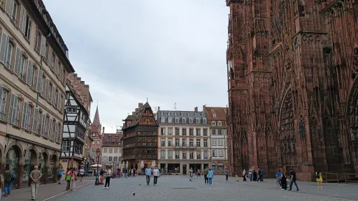 In view of Maison Kammerzell, Strasbourg cathedral square