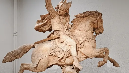 Vercingetorix, plaster sculpture at the Bartholdi museum