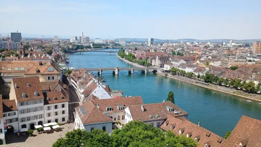 View of Basel from the cathedral towers