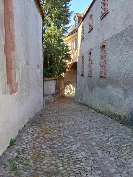 Alley next to the chapel of the order of St. John, Rheinfelden