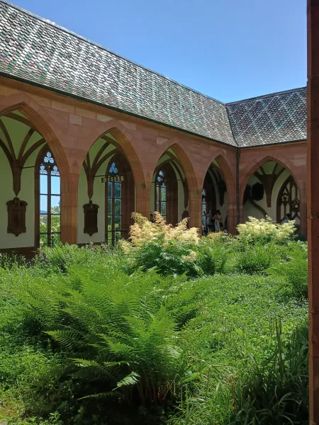 Another view of the cloister of Basel cathedral
