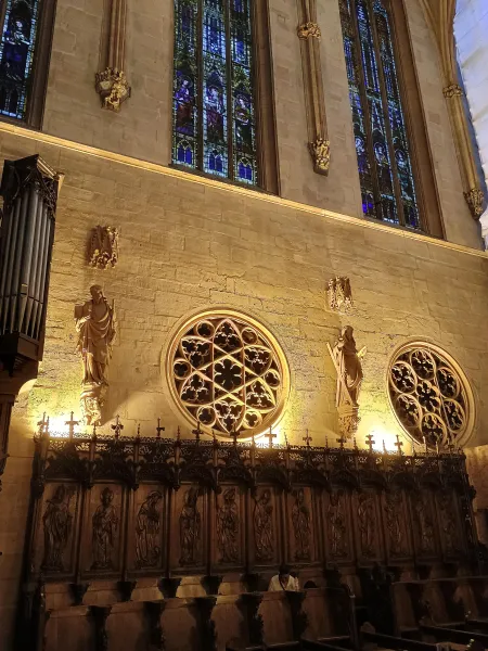Choir stalls at Saint Martins church, Colmar