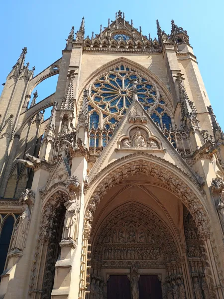 Metz cathedral, western portal