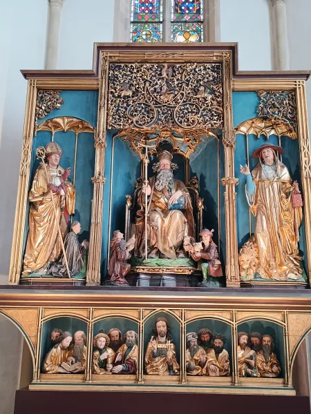 Sculptures of the Isenheim altar by Niklaus von Hagenau
