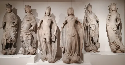 Rudolf IV and Catherine of Bohemia with their parents, Wien Museum
