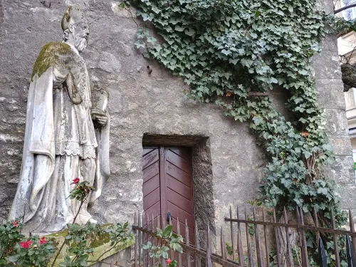 St. Rupert's church, Vienna, detail from the northern side of the tower