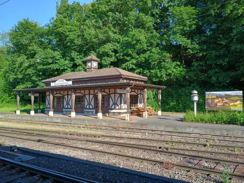 Feldschl&ouml;sschen train station, Rheinfelden