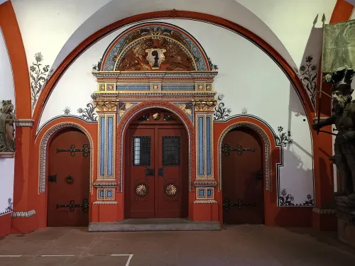 Decorated portal, Basel townhall