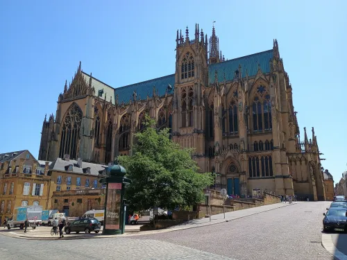 Kathedrale von Metz, Blick auf die Nordseite