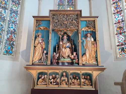 Skulpturen des Isenheimer Altars von Niklaus von Hagenau