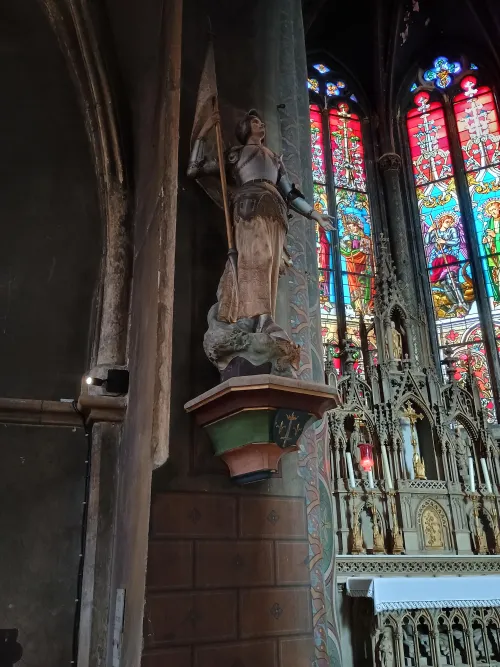 Statue der Jeanne d'Arc, Saint Eucaire, Metz